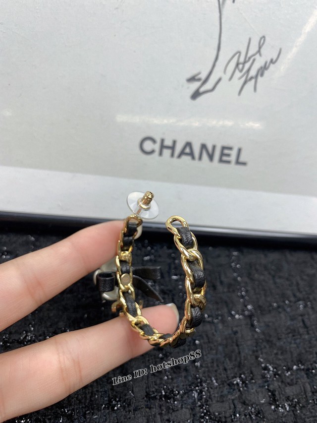 Chanel專櫃新款飾品耳圈 香奈兒耳釘熱銷款耳環 zgb2533